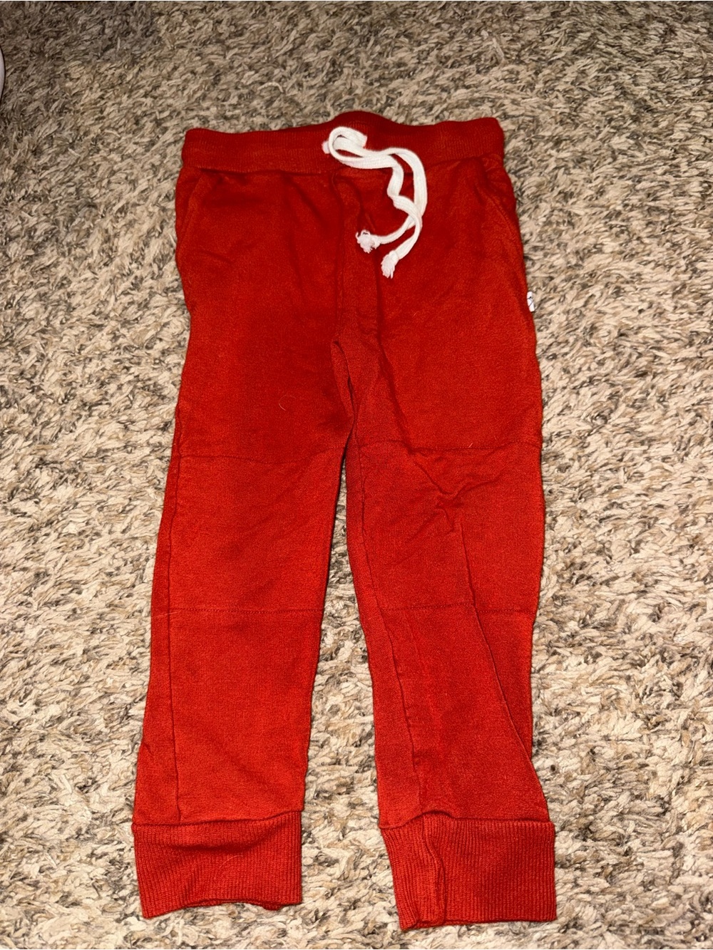 Dream Little Big CoKids Red Drawstring Jogger Pants size 2T/3T